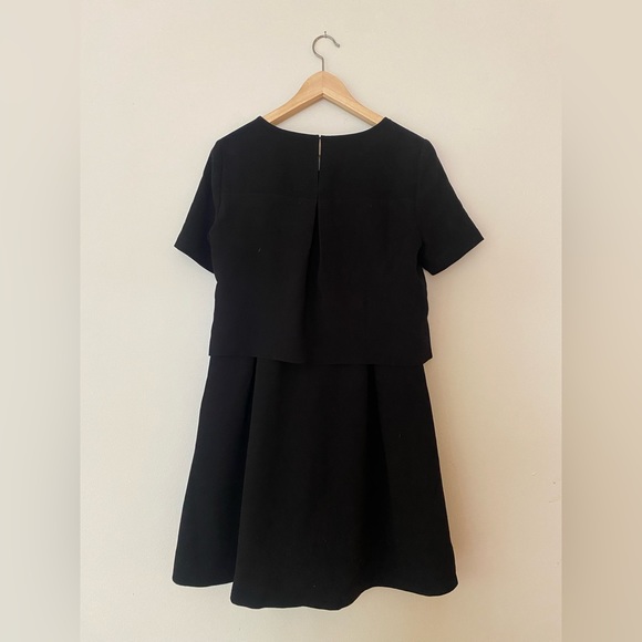 Structured Two-Tier Black Madewell Dress - Picture 3 of 5